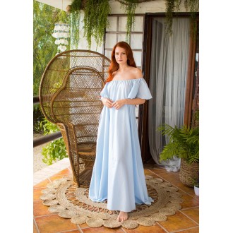 Light Blue Dress with...